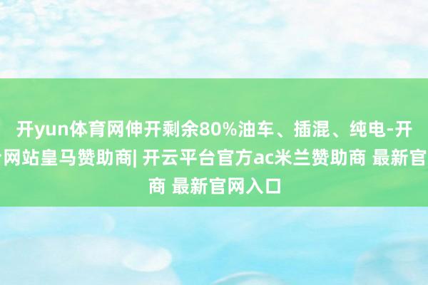 开yun体育网伸开剩余80%油车、插混、纯电-开云平台网站皇马赞助商| 开云平台官方ac米兰赞助商 最新官网入口